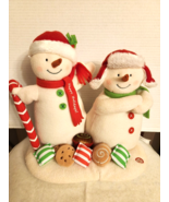 Hallmark Jingle Pals 2008 Season&#39;s Treatings Animated Plush Singing Snowmen - £27.86 GBP