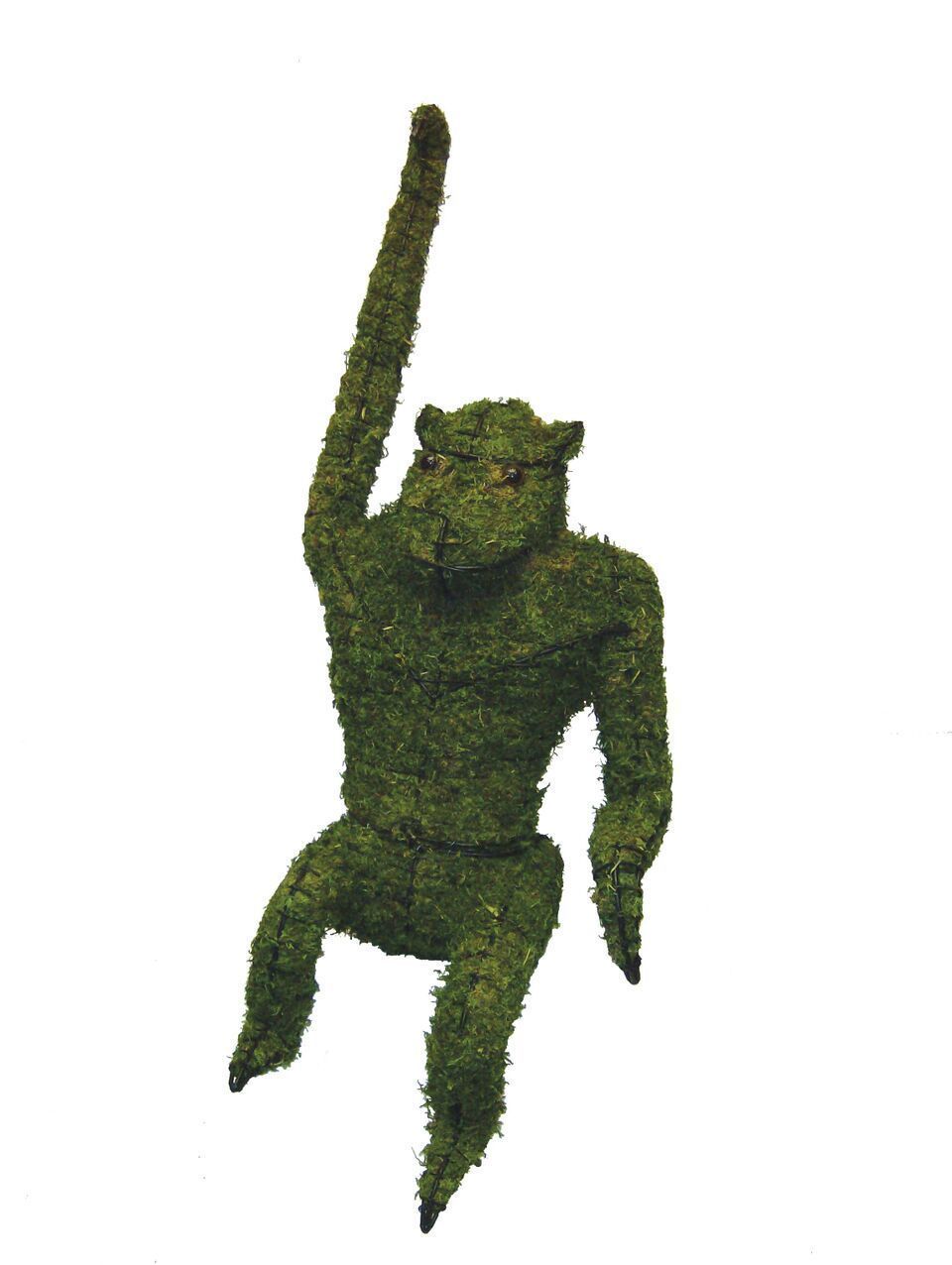 Hanging Monkey 30" Topiary Sculpture - Moss Filled - $92.99 - $179.99