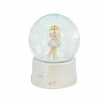 Gisela Graham Gorgeous Pink Resin and Glass Fairy Girl Snow Dome Water Ball Glob - £9.43 GBP