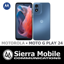 Motorola Moto G PLAY 2024 64GB XT2413 • Sapphire Blue • VZW + GSM UNLOCK... - $78.24