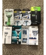 mix lof of mens shavers shaving needs cremo, gillette bic schick - $28.04