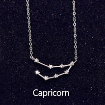 Ple charm 12 constellation necklace for womne star zodiac sign necklace for best friend thumb200