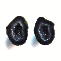 Tabasco Mexican Geode Polished Halves for Earrings Jewelry and Display Tab1269 - £13.75 GBP