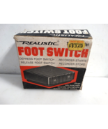 Realistic Foot Switch for Tape Recorder Cat. No. 44-610 Vintage in Origi... - €4,22 EUR