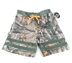 Mens Realtree Camouflage Camo Swim Board Shorts Xtra Green Size Large New - £19.98 GBP