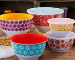 Pioneer Woman ~ Ten (10) Piece Nesting Bowl Set ~ Melamine ~ Traveling V... - $44.88