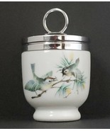 Royal Worcester 2.5&quot; Single Egg Coddler Birds and Insect Pattern - £30.43 GBP