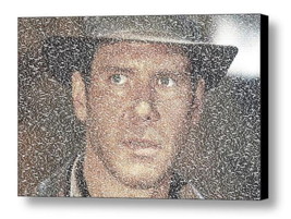 Indiana Jones Quotes Mosaic INCREDIBLE Framed 9X11 Limited Edition Art w/COA - £15.33 GBP