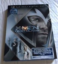 X-Men: First Class Blu-ray + Digital Disc 2011  2 Disc Set w/ Magneto Slipcover - £7.60 GBP