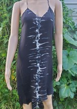 Haute Hippie Bergdorf Goodman Strappy Asymmetric 100% Silk Dress Black Sz S - $68.31