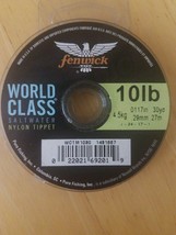 Fenwick World Clasd 10lb .0117in 30 Yd Saltwater Nylon Tippet Fishing - £9.19 GBP