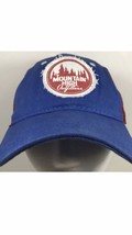 Mountain High Outfitters Hat Blue Red Trucker Cap Outdoor Patch Logo Sna... - $18.69