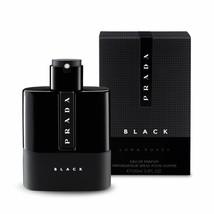 Prada Luna Rossa Black 100ml 3.4 Oz Eau De Parfum Spray Men New Boxed  - £88.73 GBP