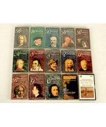 Lot of 15 Cassette Tapes, Plastic Storage Case, Classical Masterpieces, ... - £19.47 GBP