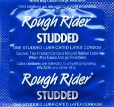 25 CT Rough Rider Studded Lubricated Condoms: FAST FREEEEEEEEEEEEEEEEEE ... - $9.99