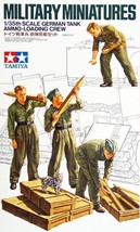 Tamiya World War II German Tank Ammo-Loading Crew. 1/35 Scale - $18.80