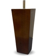 7&quot; Wood Tapered Pyramid Walnut Sofa/Chair/Ottoman Replacement Legs -Set ... - $32.66