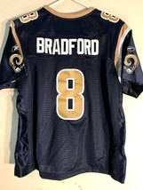 Reebok Women&#39;s Premier NFL Jersey St. Louis Rams Sam Bradford Navy sz S - £9.89 GBP