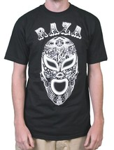 Raza Hombre Negro o Púrpura Lucha Libre Luchador Campeon Máscara Camiseta NW - £11.82 GBP