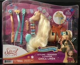 DreamWorks Spirit Untamed Miradero Festival Styling Chica Linda Horse 8&quot; Playset - $15.50