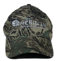 Meridian Brick And Masonry Supply Camouflage Trucker Strapback Hat Hunti... - $16.95