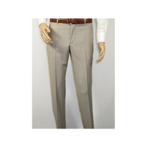 Men Suit BERLUSCONI Turkey 100% Italian Wool Super 180's 3pc Vested #Ber13 Beige image 10