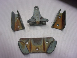 vintage Bronze Danforth Boat Anchor Cleat Anchor Chocks set of 4 pieces - £50.61 GBP
