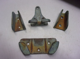 vintage Bronze Danforth Boat Anchor Cleat Anchor Chocks set of 4 pieces - $1,212.87 MXN