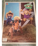 Cabbage Patch Kids 25 Pc Frame Tray Puzzle~1984 Milton Bradley 11.5x14.5... - $111.38 MXN