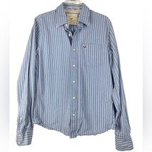 Hollister Men&#39;s Stripe Button Down Size Medium - £19.61 GBP