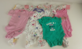 Girl Clothes Size Newborn Mixed Brands Lot Of 6 Pieces (F) - $12.86