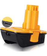 Tenhutt&#39;S &quot;With Usb&quot; Replacement For The Dewalt 18V To 20V Battery Adapter - $29.98