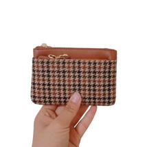 Wallet for Women,Canvas Zipper Key Chain Short Wallet,Credit Card Coin Purse - £15.97 GBP