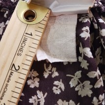 Kathie Lee Women's Brown & White Floral Skirt Measured Waist 42 image 5