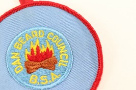 Vintage Dan Beard Council Twill Button Blue Boy Scouts America BSA Camp Patch - £9.37 GBP