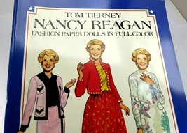 Nancy Reagan Fashion Paper Dolls in Full Color by Tom Tierney First Lady - $19.60