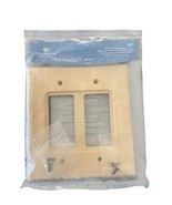 Brainerd Unfinished Wood Double Decorator  Wall Plate #64655  NEW - €6,91 EUR