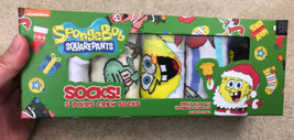 Odd Sox Spongebob Squarepants Crew Length Socks 5 Pairs Gift Set NEW - £39.46 GBP