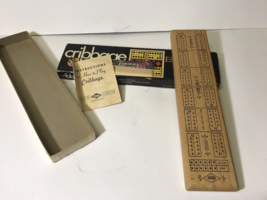 Vintage Pre-Owned 1968 E.S. Lowe, Inc. Wooden Cribbage Board #1503 - £7.57 GBP