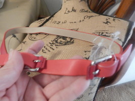 NEW COLE HAAN Belt NWT BUCKLE BELT RED TOMATE SIZE M $68.00 - $32.51 CAD