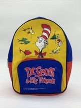 Vintage 1997 &quot;Dr. Seuss and His Friends&quot; Mini Backpack Kids Preschool Bookbag  - £6.76 GBP