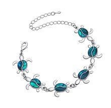 Beach Anklet Bracelet for Women Silver Plated - £57.76 GBP