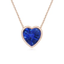 Authenticity Guarantee

ANGARA 0.48 Ct Solitaire Heart Blue Sapphire Pendant ... - £800.69 GBP