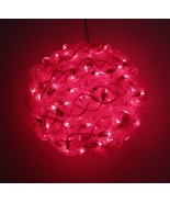 10&#39;&#39; Red Spun Tube Light Ball 1 Lights - £48.99 GBP