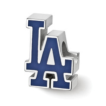 SS Los Angeles Dodgers Enameled Bead - £59.60 GBP