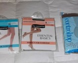 No Nonsense Silkies Panty Hose Knee Highs Lot Of 3 Size Large   - $8.79
