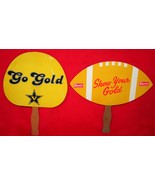 2 Vintage 1980s VANDERBILT COMMODORES Football Paper Hand Fans MRS. WINNERS - $24.74