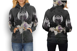Devil Soldier Loudness Hoodie Sporty Casual Graphic Zip up Hoodie for Women - £26.54 GBP+