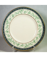 Royal Doulton Oregon 8" Salad Plate New Romance Collection Green Leaves on Rim - $8.00