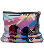 3x Estée Lauder * Capri* Cosmetic Makeup Bags by Kitty McCall Purse Orga... - $14.83